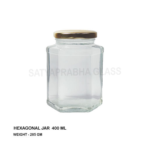 400 ml Hexagonal Jar