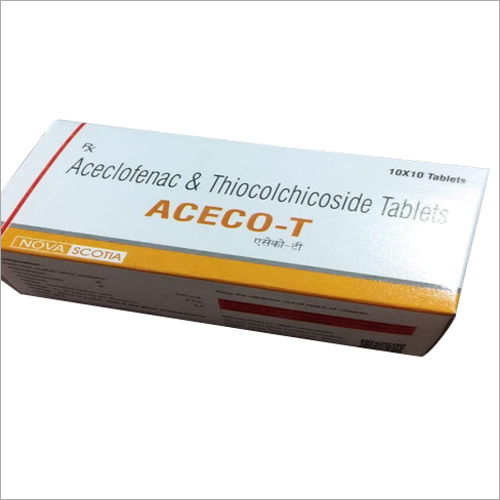 Aceclofenac And Thiocolchicoside Tablets General Medicines