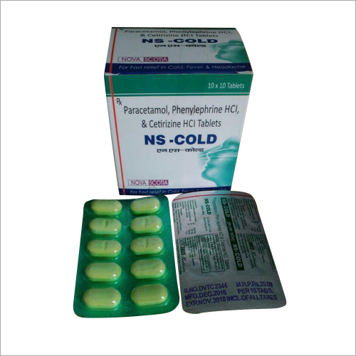 Paracetamol Phenylephrine Hcl And Cetirizine Hci Tablets General Medicines