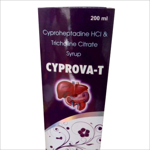 Cyproheptadine Hcl And Trichdilne Citrate Syrup General Medicines