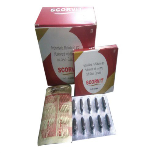 Antioxidants Multivitamin And Multimineral With Ginseng Soft Gelatin Capsules General Medicines