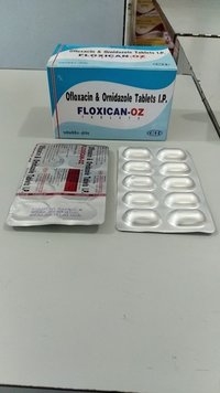 Ofloxacin  200 mg + Ornidazole 500 mg
