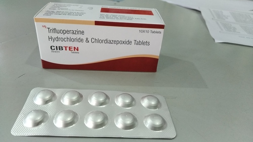 Chlordiazepoxide 10 mg +Trifluoperazine 1 mg