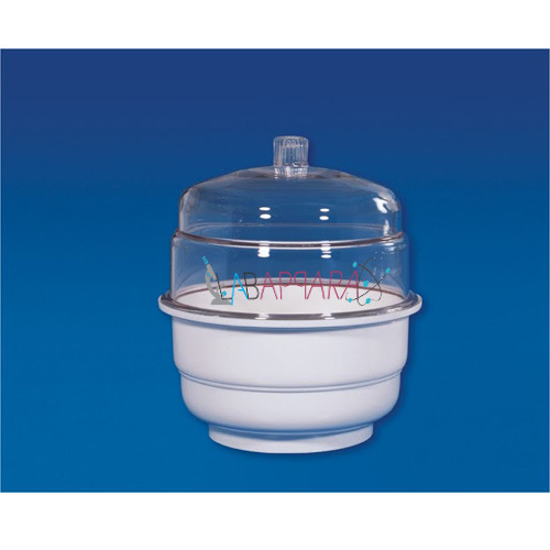 Desiccator - Plain Polypropylene 150mm, 200mm, 250mm, 300mm | Laboratory and Industrial Use, Air Tight Design with Perforated Support Disc