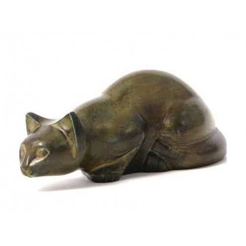 Antique Bronze Cat- New