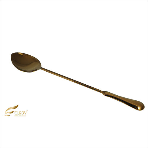 Brown Pan Rod Ladle Gold Cutlery Set