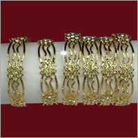 Golden Ladies Gold Plated Intimation Bangles