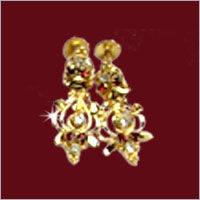 Ladies Designer Gold Plated Earrings