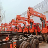 Qys-8iv 5 Telescopic Boomed 8 Tons Hydraulic Loader Crane