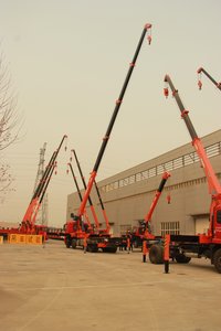 Qys-8iv 5 Telescopic Boomed 8 Tons Hydraulic Loader Crane