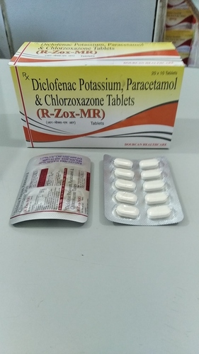 Diclofenac 50 mg + Panocit 325 mg + Chlorozone 250 mg