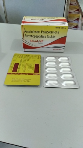 Aceclofenac 100 - Paracet 325 - Serratiope 15 mg