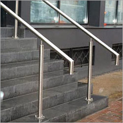 MS Staircase Railing Fabrication Service