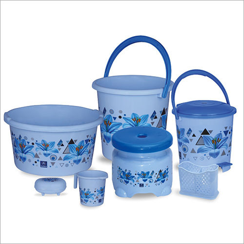 7 Bathroom Set Blue