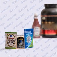 Security Labels - Holographic 3d Design, Customized Dimensions & Colors | Solvent Adhesive, Anti-counterfeiting, Scratch Resistant