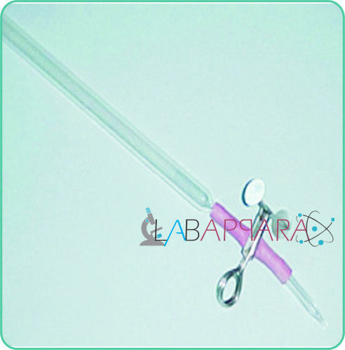 Burette With Pinch Cock, Glass get And Rubber Tube (Soda Glass)