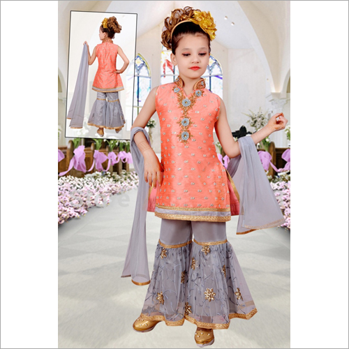 Girls Designer Sharara Suit