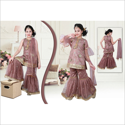 Girls Ethnic Sharara Suit