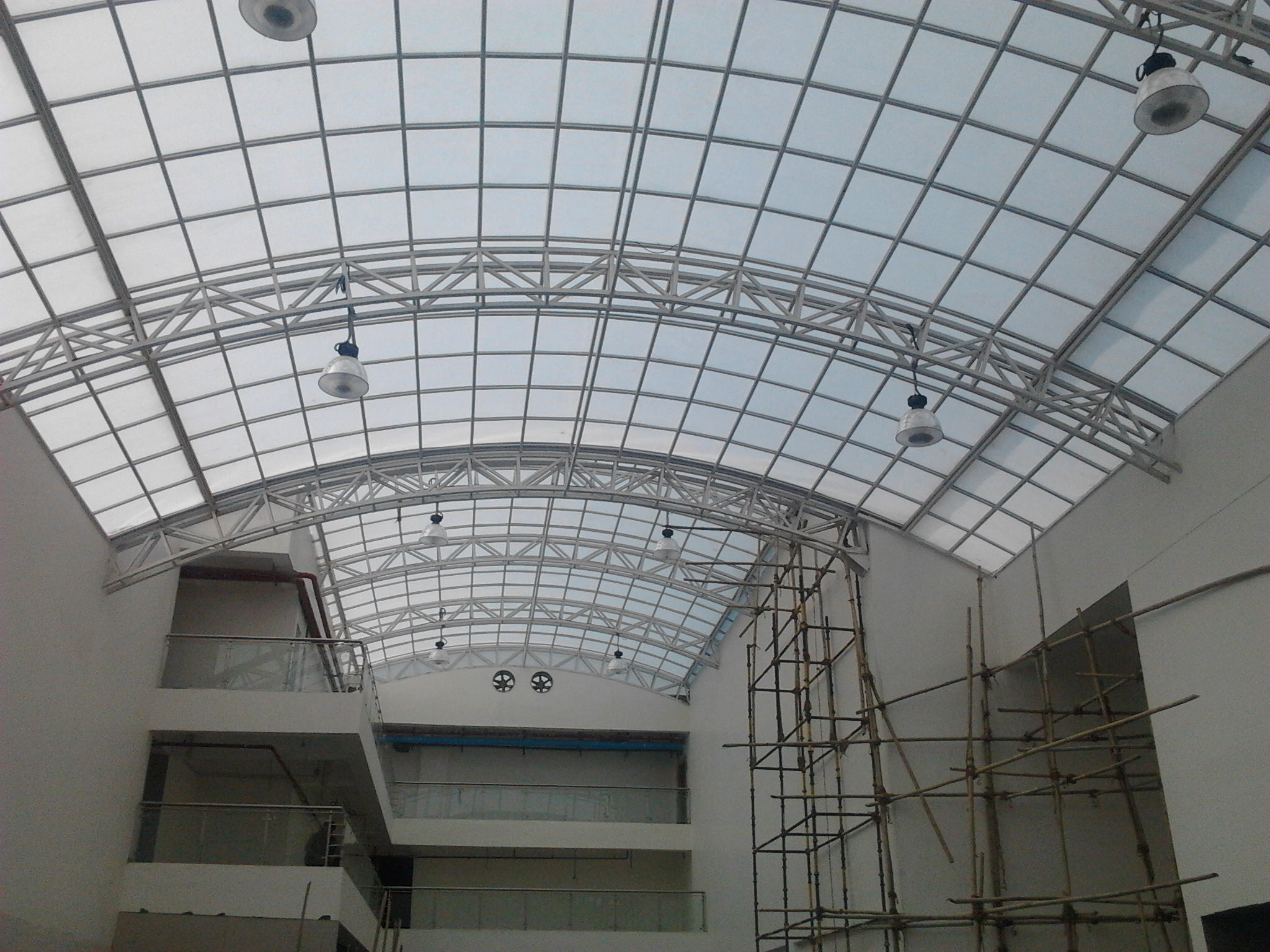 Polycarbonate Roofing Structure
