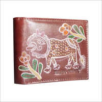 Hand Painted Mens Wallet