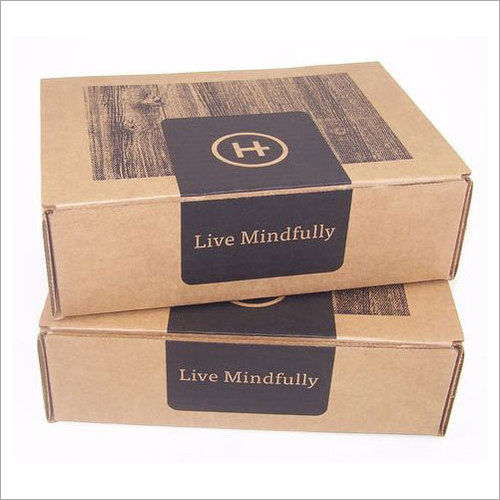 Brown Rectangular Packaging Box