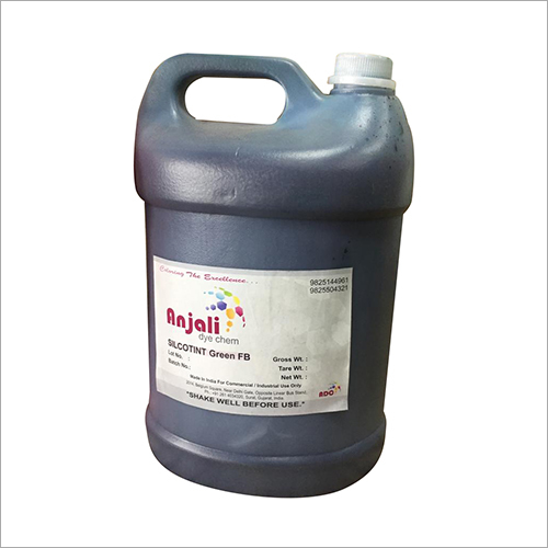 Silcotint Green Dye Chemical Application: Industrial