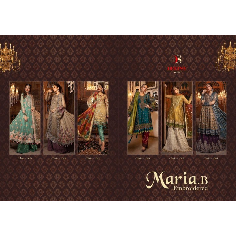 DEEPSY SUITS MARIA B EMBROIDRED PAKISTANI SUITS COLLECTION
