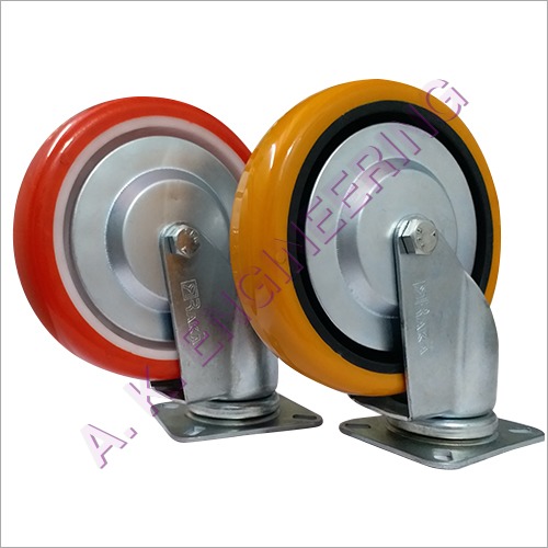 Industrial Trolley Caster Wheel Wheel Size: 125Mm