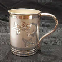 Engraved Silver Cups - 100% Genuine Silver, Customizable Size, Polished Surface Finish | Long Life, Easy To Maintain, Immaculate Finish