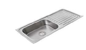 S.S Sinks - Drain Board Series Square