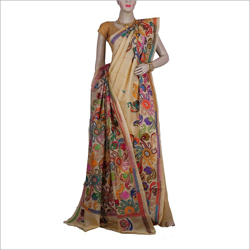 Bengali Stitch Silk Saree