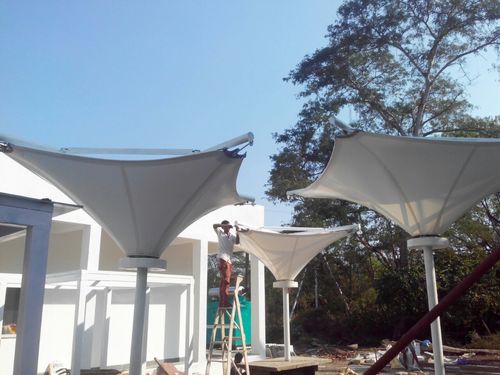 Pool Side Tensile Shade Pool Side Tensile Shade