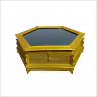 Wooden Painting Jewellery Box With Glass 002