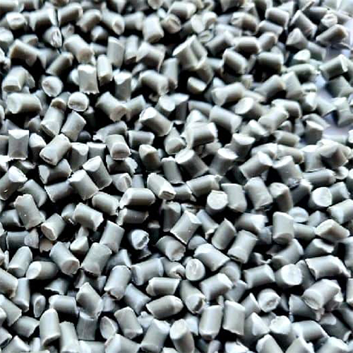 Gray Recycled Plastic Granules