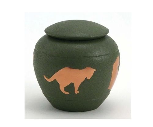 Fern Silhouette Cat Urn New