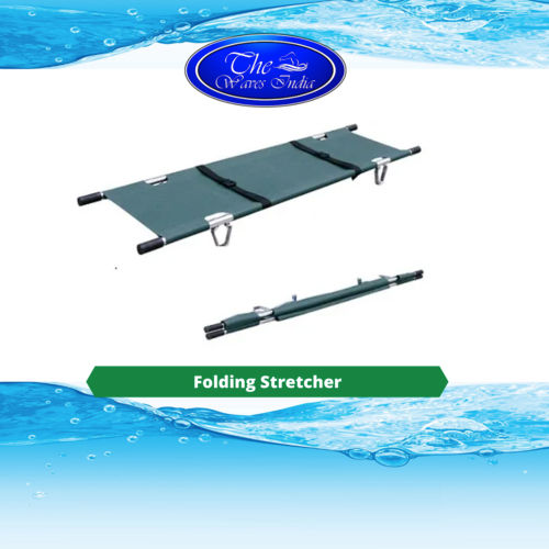 Blue Folding Stretcher