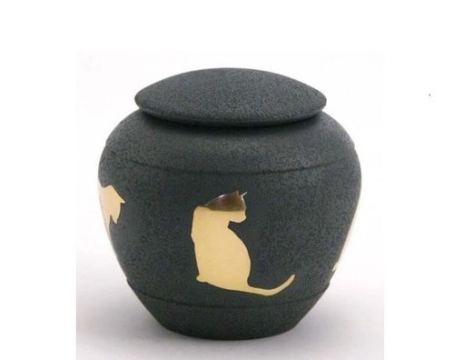 Shale Silhouette Cat Urn New