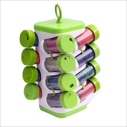 Plastic Revolving 16 Spice Rack