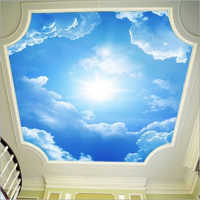 3D Sky Stretch Ceiling Film