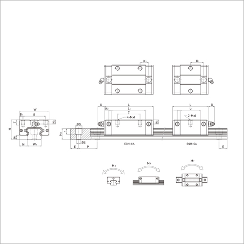 EHR Series Linear Guideways