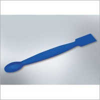 Plastic Spatula - Polypropylene, 150 Mm Length , Blue Color - Durable, Heat Resistant, Spoon And Knife Edge Design For Laboratory Applications
