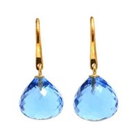 Blue Topaz GemstoneEarring