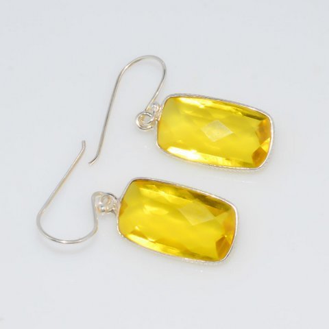 Citrine Hydro Gemstone Earrings