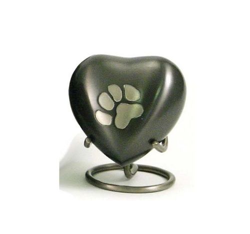 Odyssey Paw Print Heart Keepsake