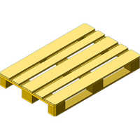 Euro Wooden Pallet - Color: Multiple Color Available