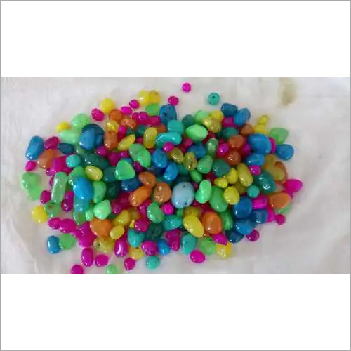 Factory Direct Supply Supper Polish Multicolor Small Size Mix Onyx Pebbles Crystallized Glass Stone