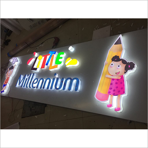 3D Glow Signage Board Application: Promotion