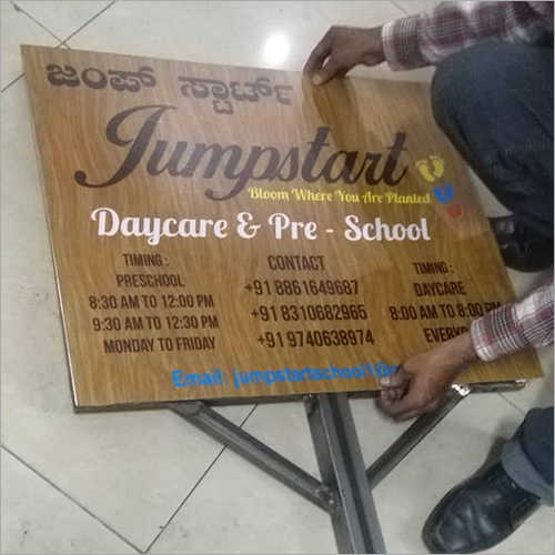 Outdoor Pole Board Application: Promotion