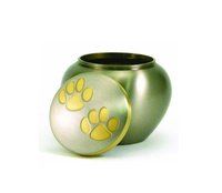 Odyssey Paw Print Copper Pet Urn Small- New