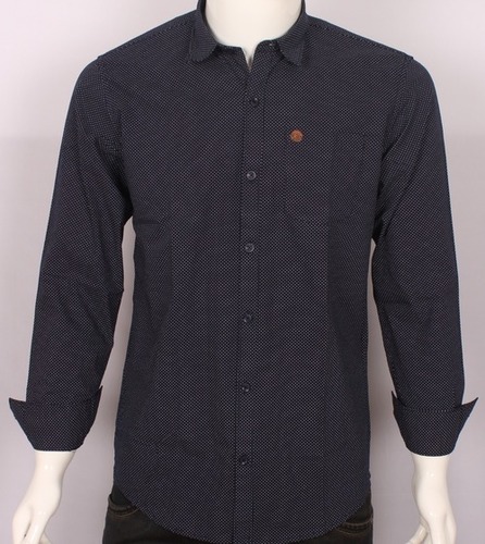 AURBAN ISLAND - Cotton Peach Printed Shirt | Classic Collar, Full Sleeves, Breathable, Anti-Wrinkle, No Fade, Non-Toxic, Washable, 7 Color Options
